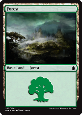 Forest 2 - Dragons of Tarkir Spoile