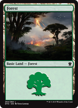 Forest 3 - Dragons of Tarkir Spoile