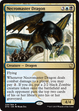 Necromaster Dragon - Dragons of Tarkir Spoiler
