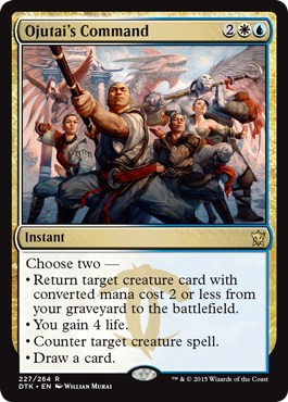 Ojutai's Command - Dragons of Tarkir Spoiler