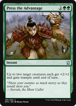 Press the Advantage - Dragons of Tarkir Spoile