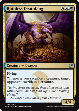 Ruthless Deathfang - Dragons of Tarkir Spoiler