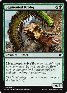 Segmented Krotiq - Dragons of Tarkir Spoile