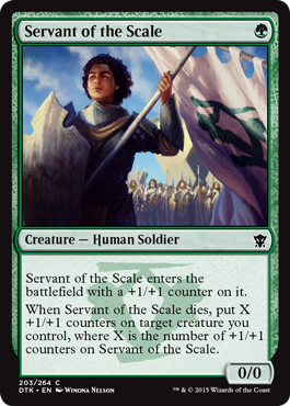 Servant of the Scale - Dragons of Tarkir Spoile