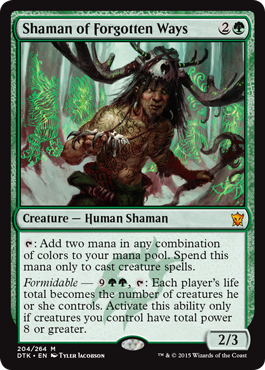 Shaman of Forgotten Ways - Dragons of Tarkir Spoiler