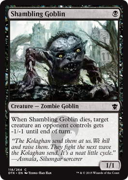 Shambling Goblin - Dragons of Tarkir Spoile