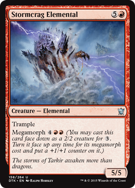 Stormcrag Elemental - Dragons of Tarkir Spoiler