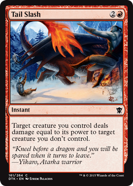 Tail Slash - Dragons of Tarkir Spoile