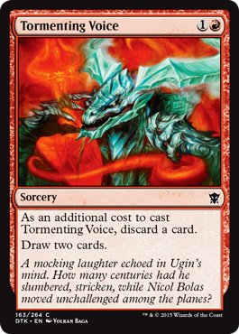 Tormenting Voice - Dragons of Tarkir Spoile