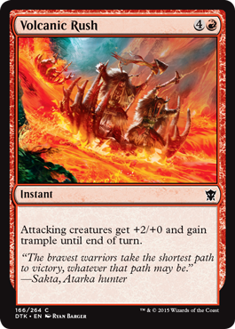 Volcanic Rush - Dragons of Tarkir Spoile