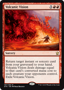 Volcanic Vision - Dragons of Tarkir Spoile