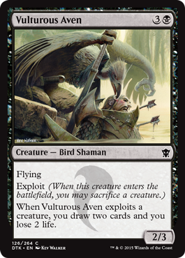 Vulturous Aven - Dragons of Tarkir Spoile