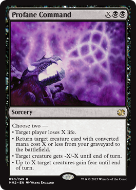 Profane Command - Modern Masters 2015 Spoiler