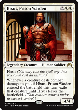 Hixus, Prison Warden - Magic Origins Spoiler