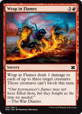 Wrap in Flames - Modern Masters 2015 Spoiler