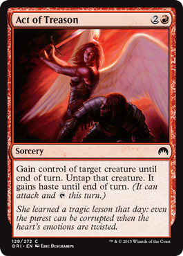 Act of Treason - Magic Origins Spoiler