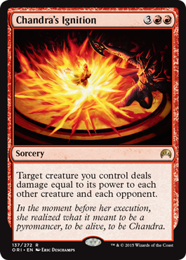 Chandra’s Ignition - Magic Origins Spoiler