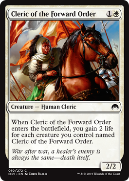Cleric of the Forward Order - Magic Origins Spoiler