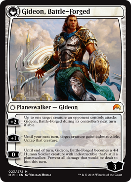 Gideon, Battle-Forged - Magic Origins Planeswalker