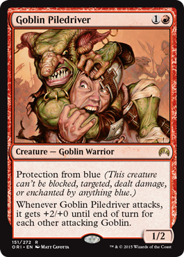Goblin Piledriver - Magic Origins Spoiler