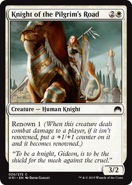 Knight of the Pilgrim's Road - Magic Origins Spoiler