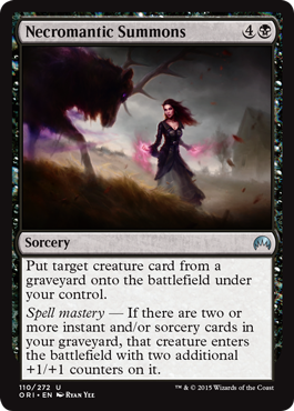 Necromantic Summons - Magic Origins Spoiler