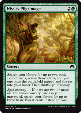 Nissa’s Pilgrimage - Magic Origins Spoiler