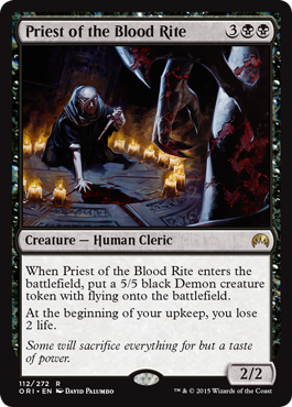 Priest of the Blood Rite - Magic Origins Spoiler