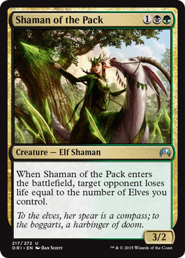 Shaman of the Pack - Magic Origins Spoiler
