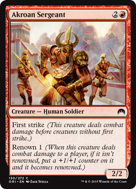 Akroan Sergeant - Magic Origins Spoiler