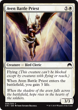 Aven Battle Priest - Magic Origins Spoiler