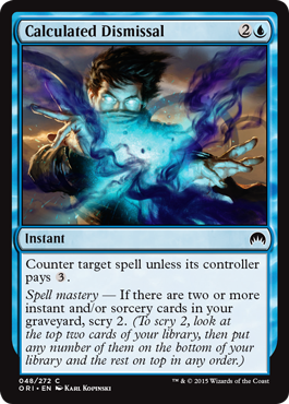 Calculated Dismissal - Magic Origins Spoiler