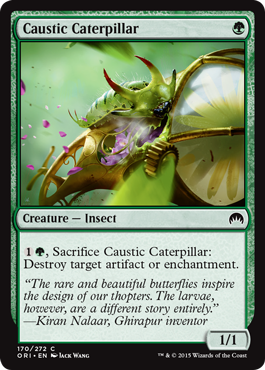 Caustic Caterpillar - Magic Origins Spoiler