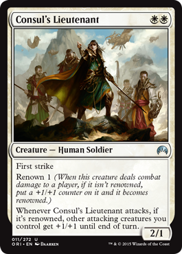 Consul’s Lieutenant - Magic Origins Spoiler