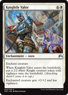 Knightly Valor - Magic Origins Spoiler