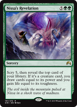 Nissa’s Revelation - Magic Origins Spoiler