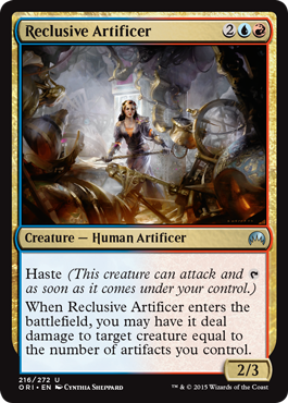 Reclusive Artificer - Magic Origins Spoiler