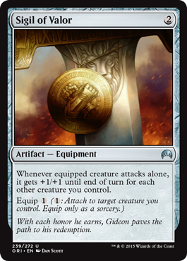 Sigil of Valor - Magic Origins Spoiler