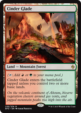 Cinder Glade - Battle for Zendikar Spoiler