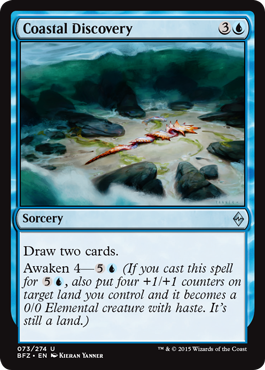 Coastal Discovery - Battle for Zendikar Visual Spoiler