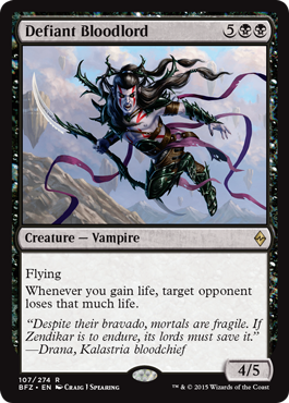 Defiant Bloodlord - Battle for Zendikar Spoiler