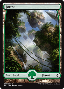 Forest 3 - Battle for Zendikar Spoiler