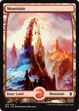 Mountain 1 - Battle for Zendikar Spoiler