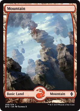 Mountain 5 - Battle for Zendikar Spoiler