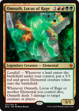 Omnath, Locus of Rage - Battle for Zendikar Spoiler