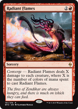 Radiant Flames - Battle for Zendikar Spoiler