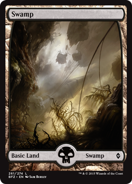 Swamp 3 - Battle for Zendikar Spoiler