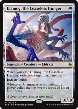 Ulamog, the Ceaseless Hunger - Battle for Zendikar Spoiler