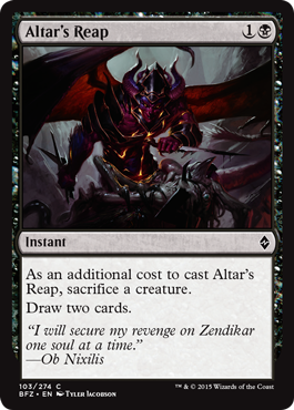 Altar's Reap - Battle for Zendikar Spoiler