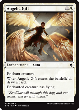 Angelic Gift - Battle for Zendikar Spoiler